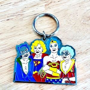 Golden Girls Super Women Keychain